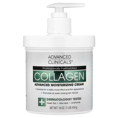 Advanced Clinicals  Collagen Skin Rescue Lotion - 454g‏
