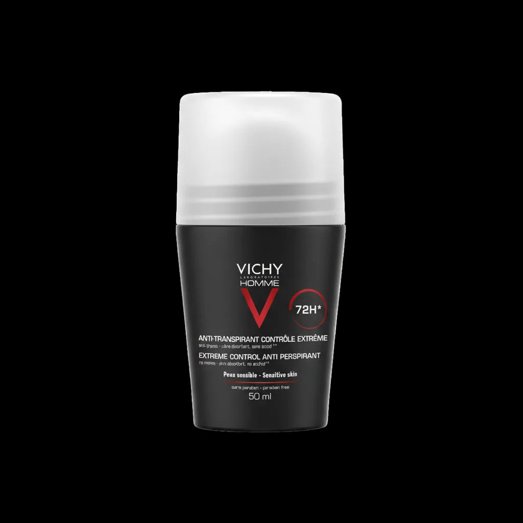 Vichy Homme 72H Extreme Control Anti-Perspirant Roll-On Deodorant - 50ML