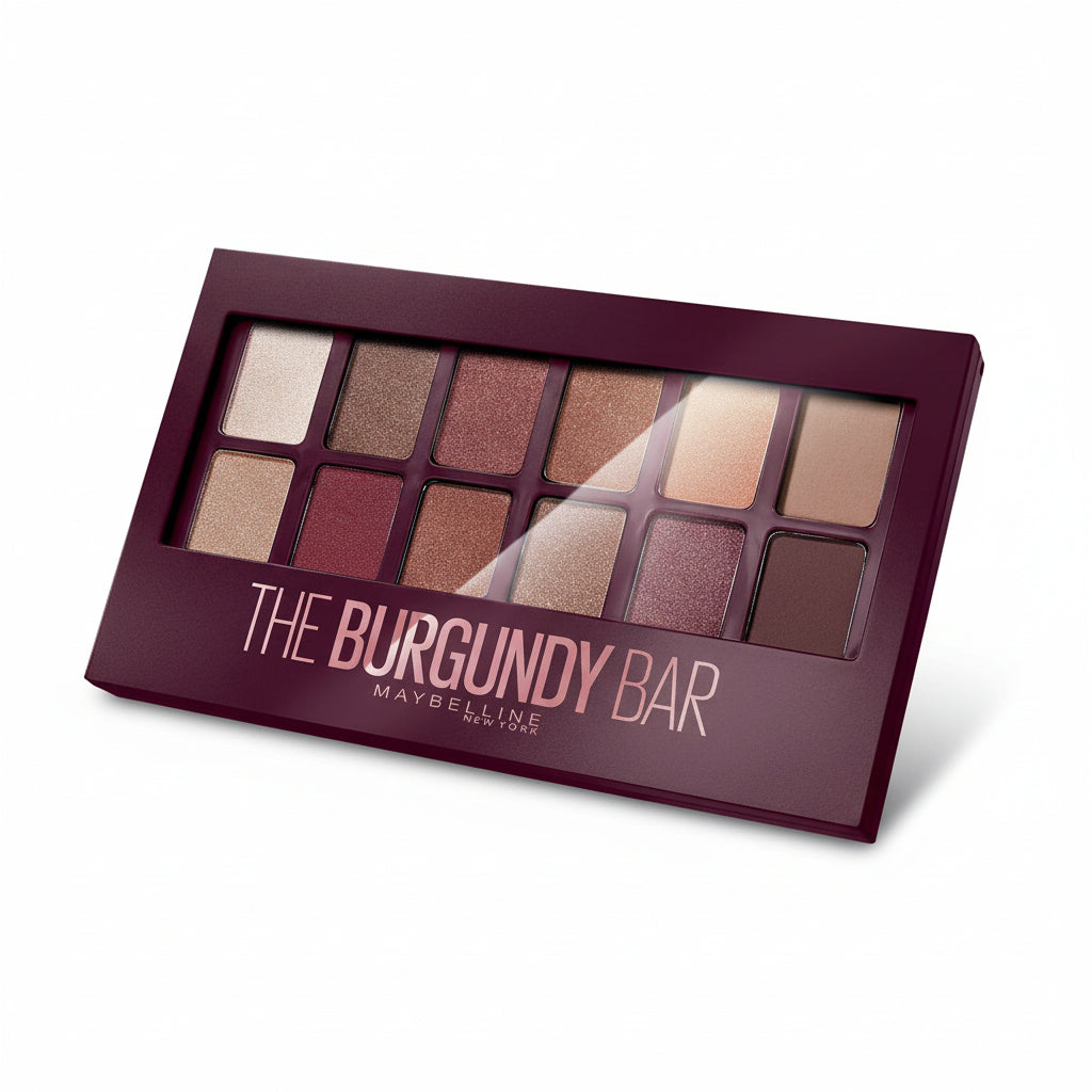 MAYBELLINE THE BURGUNDY BAR 12 COLOER