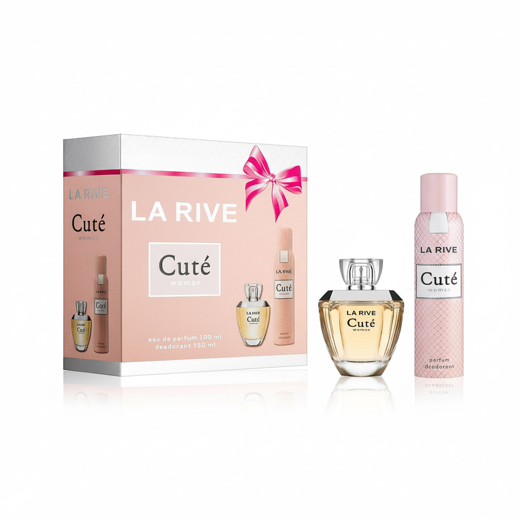 La Rive Cuté perfume for women 100ML + Deodorant spray 150ML
