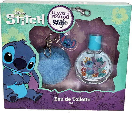 Disney Stitch EDP 50 mL + Llavero Pom pom Gelatti