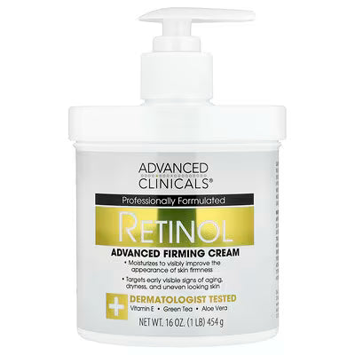 Advanced Clinicals, Retinol, Advanced Firming Cream, 454 g