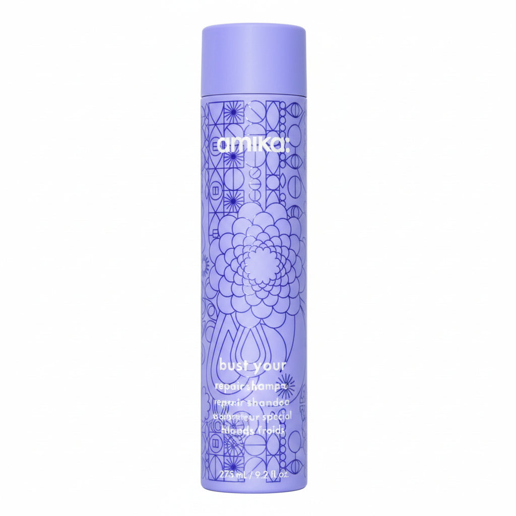amika bust your brass cool blonde repair shampoo - 275ML