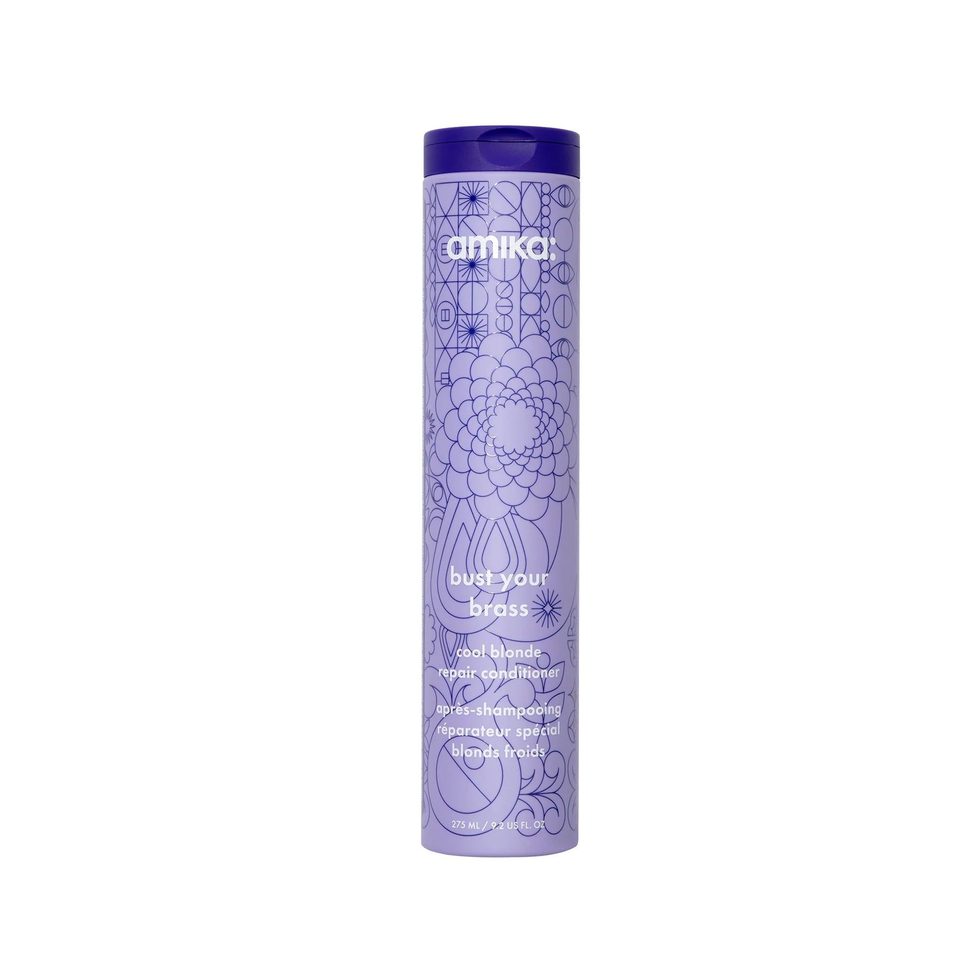 amika Bust Your Brass Cool Blonde Strength Repair Conditioner - 275ML‏