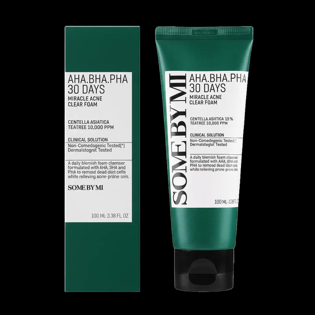 SOME BY MI AHA, BHA, PHA 30 Days Miracle Acne Clear Foam-100 ml