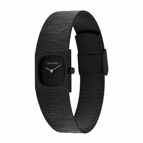 Calvin Klein Black Minimalist Women's Watch – Model 25100180