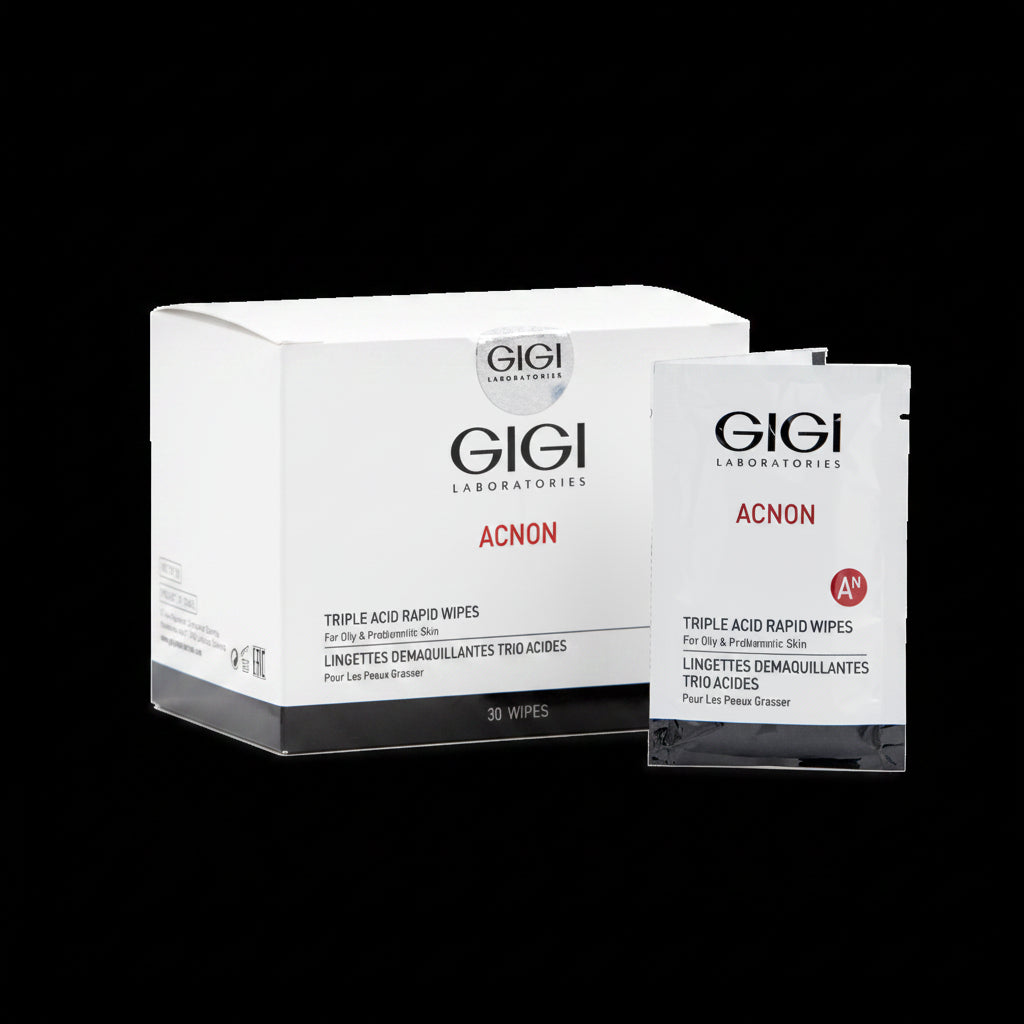 Gigi Acnon Triple Acid Rapid Wipes 30pcs