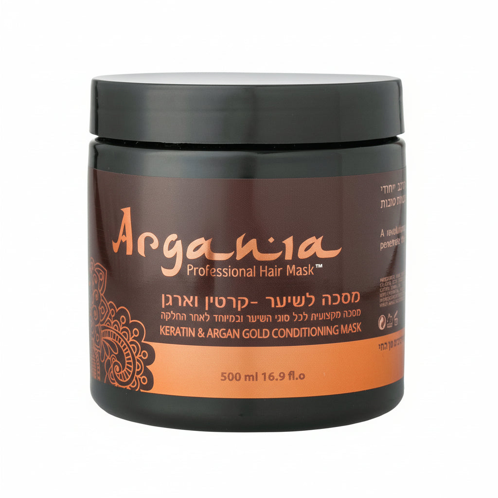 Argania Keratin & Argan Gold Conditioning Mask - 500ML