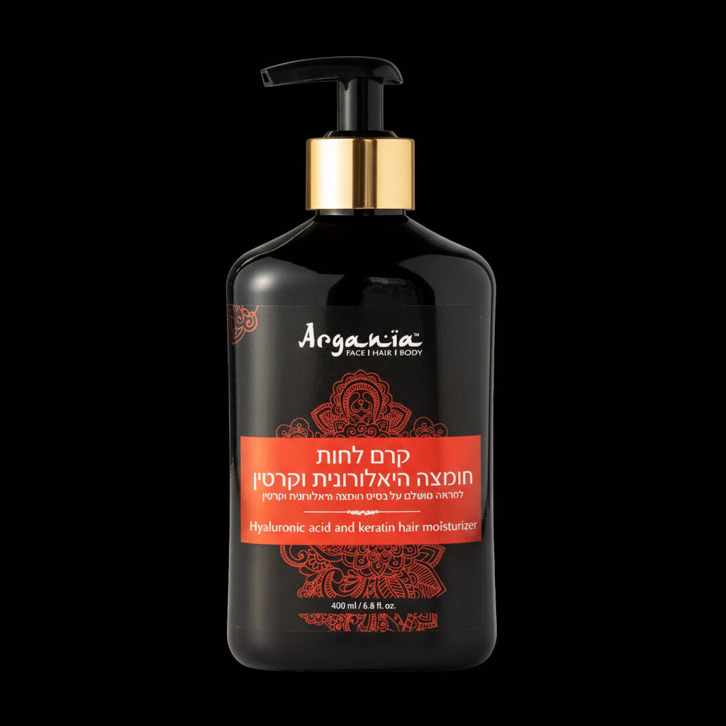 Argania Hyaluronic Acid & Keratin Hair Moisture Cream - 400ML
