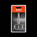 Best Steel Matte Cuticle Scissors , Silver - 1 Unit