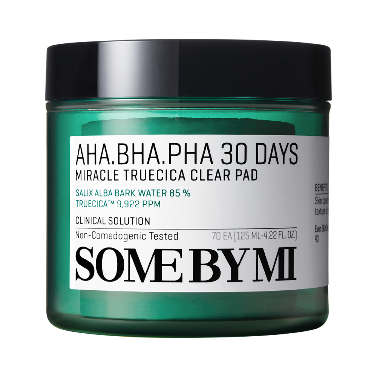 Some By Mi AHA BHA PHA 30 Days Miracle Truecica Clear Pad - 70 Pads / 125ml