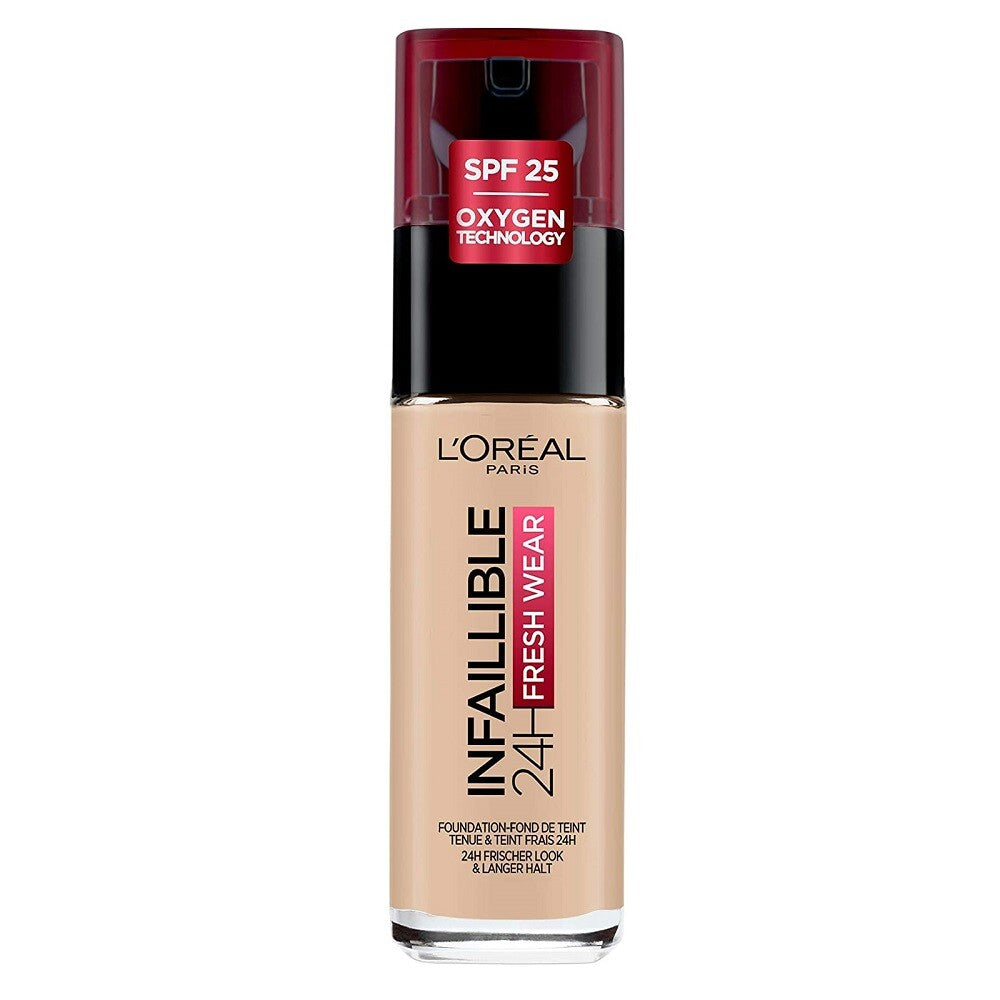 L'Oréal Paris Infallible 32H Fresh Wear Foundation, 130 True Beige - 30ml