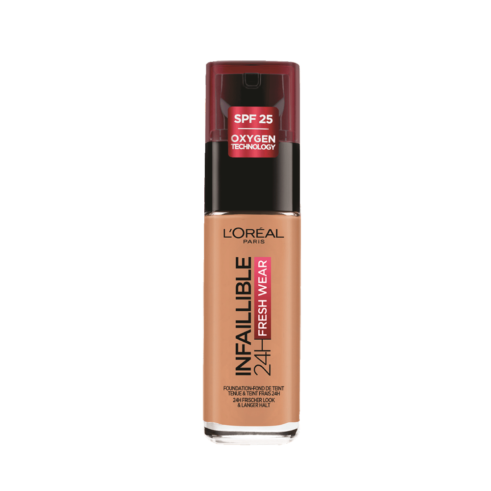 L'Oréal Paris Infaillible Fresh Wear Foundation, 300 Amber - 30ml